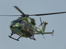 Dhruv helicopter of the Indian Air Force